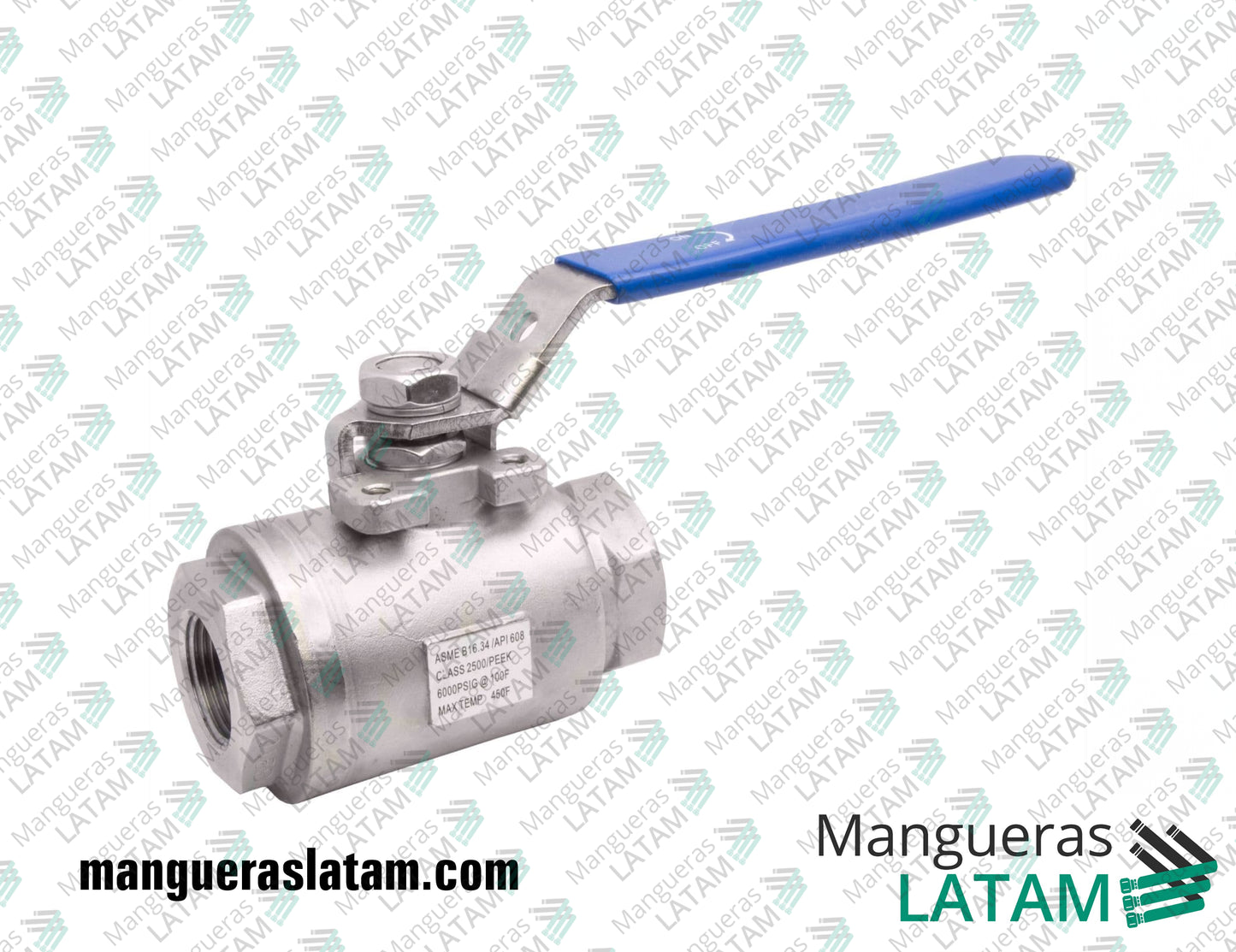 Conexiones Válvula Esférica 2 Cuerpos Serie 6000 para Mangueras Industriales