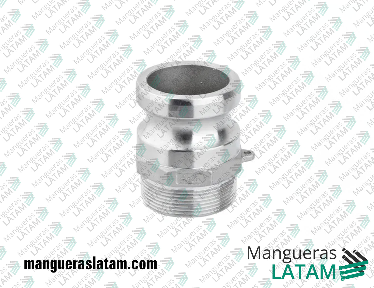 Acople Rápido Camlock Macho Rosca Macho Modelo F de Aluminio Flexpower