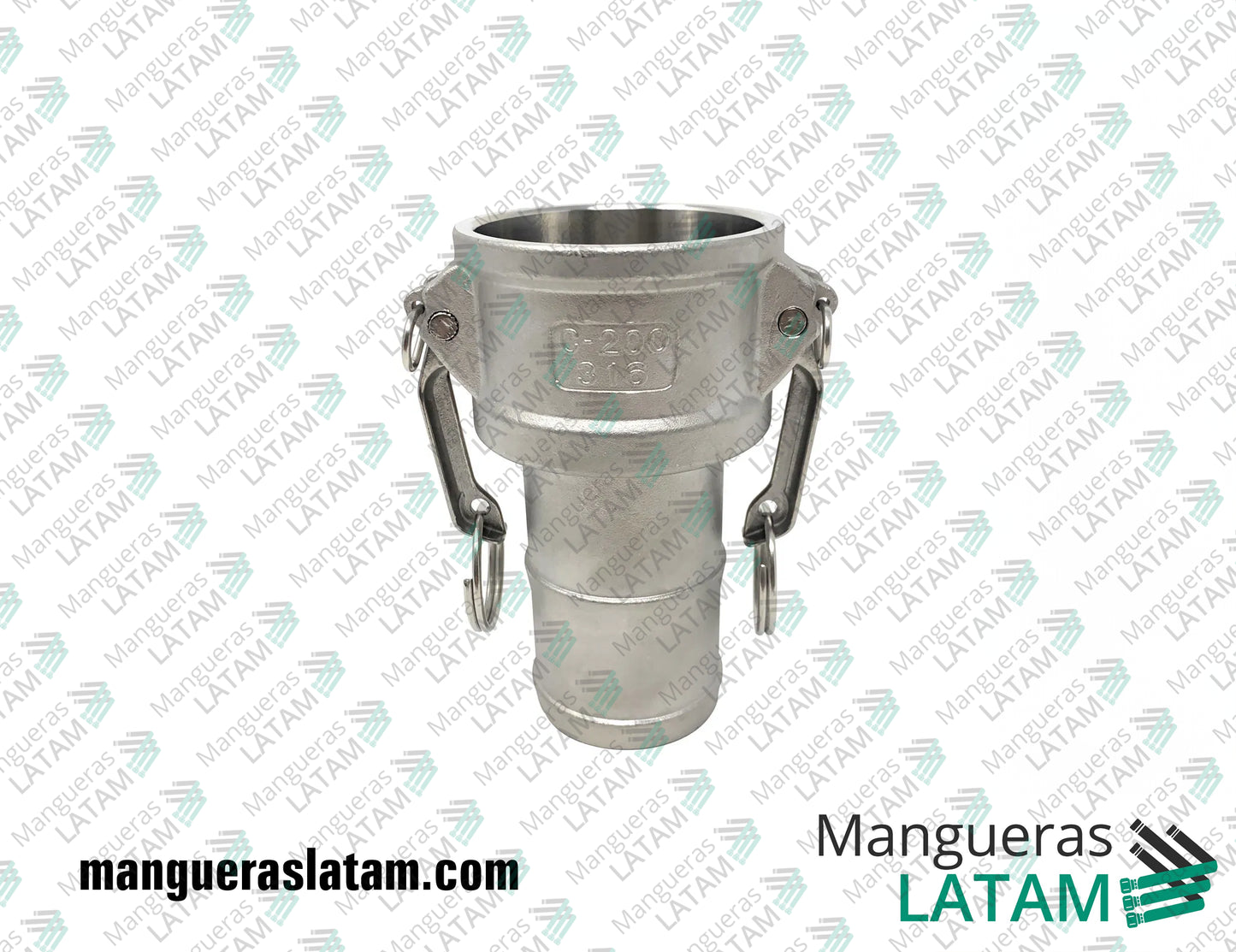 Acople Rápido Camlock Espiga Hembra Modelo C Flexpower