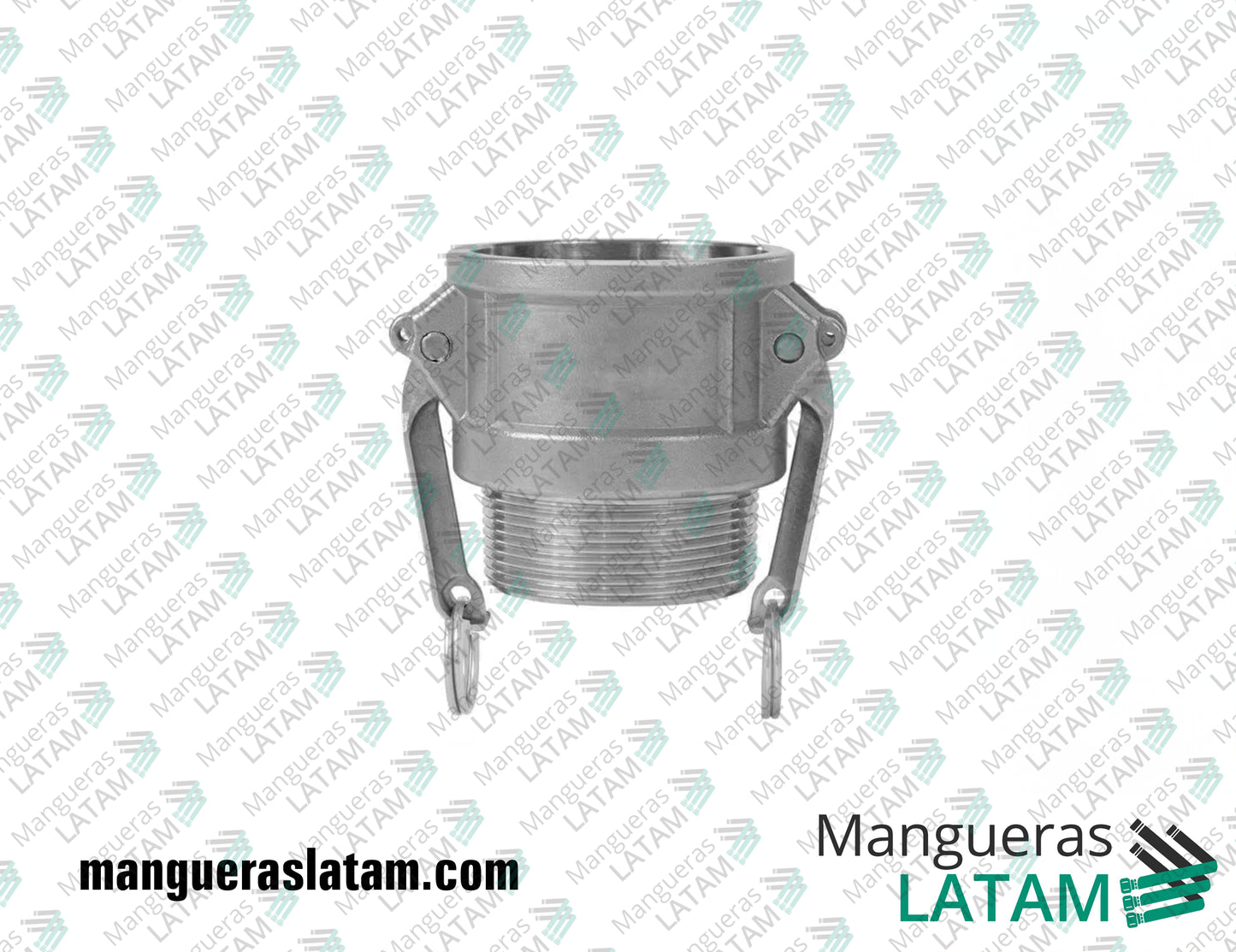 Acople Rápido Camlock Hembra Rosca Macho Modelo B Flexpower