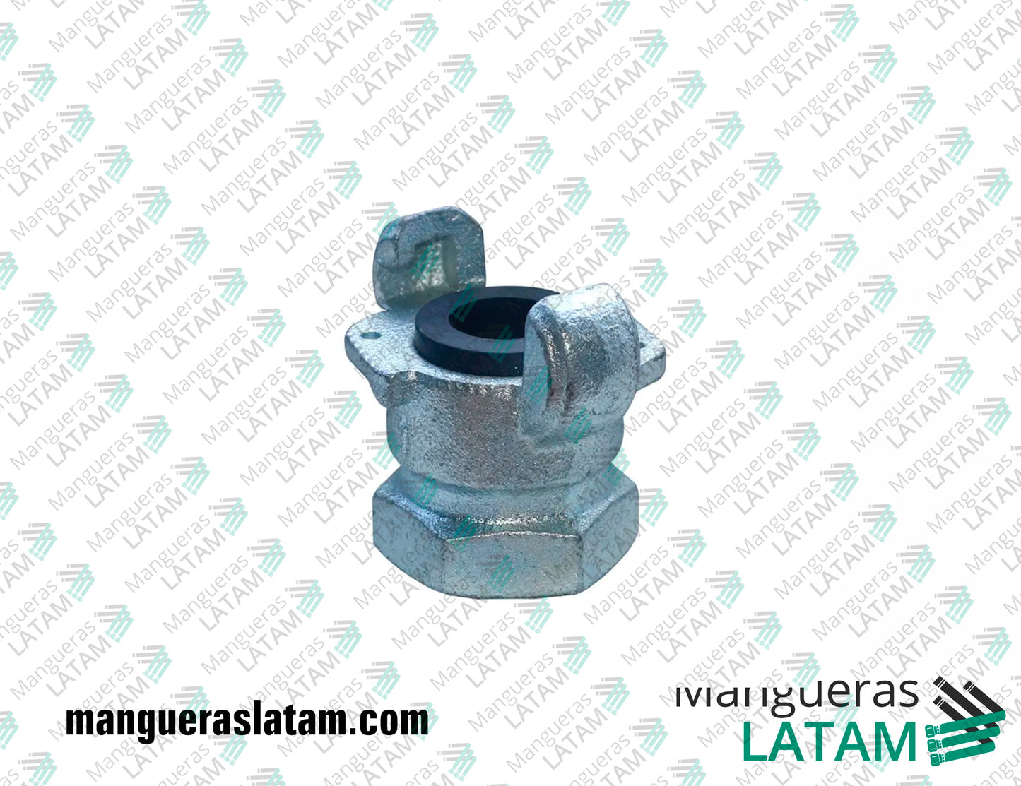 Acople Media Vuelta Americano Rosca Hembra Flexpower