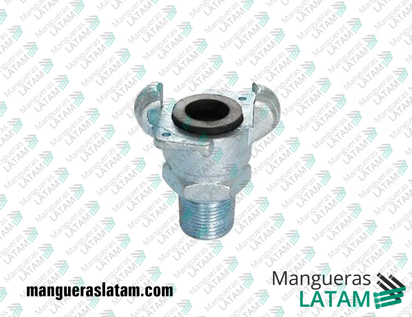 Acople Media Vuelta Americano Rosca Macho Flexpower