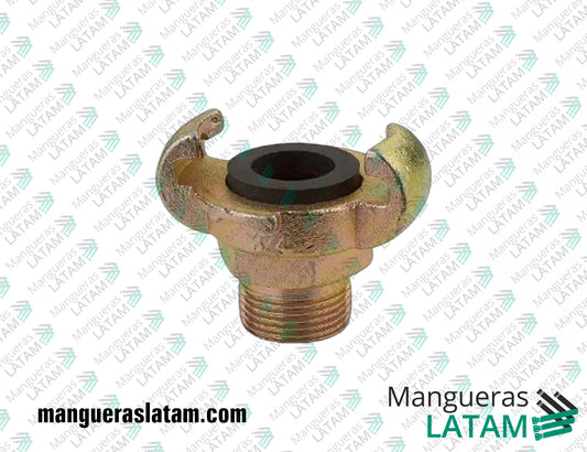 Acople Media Vuelta Europeo Rosca Macho Flexpower