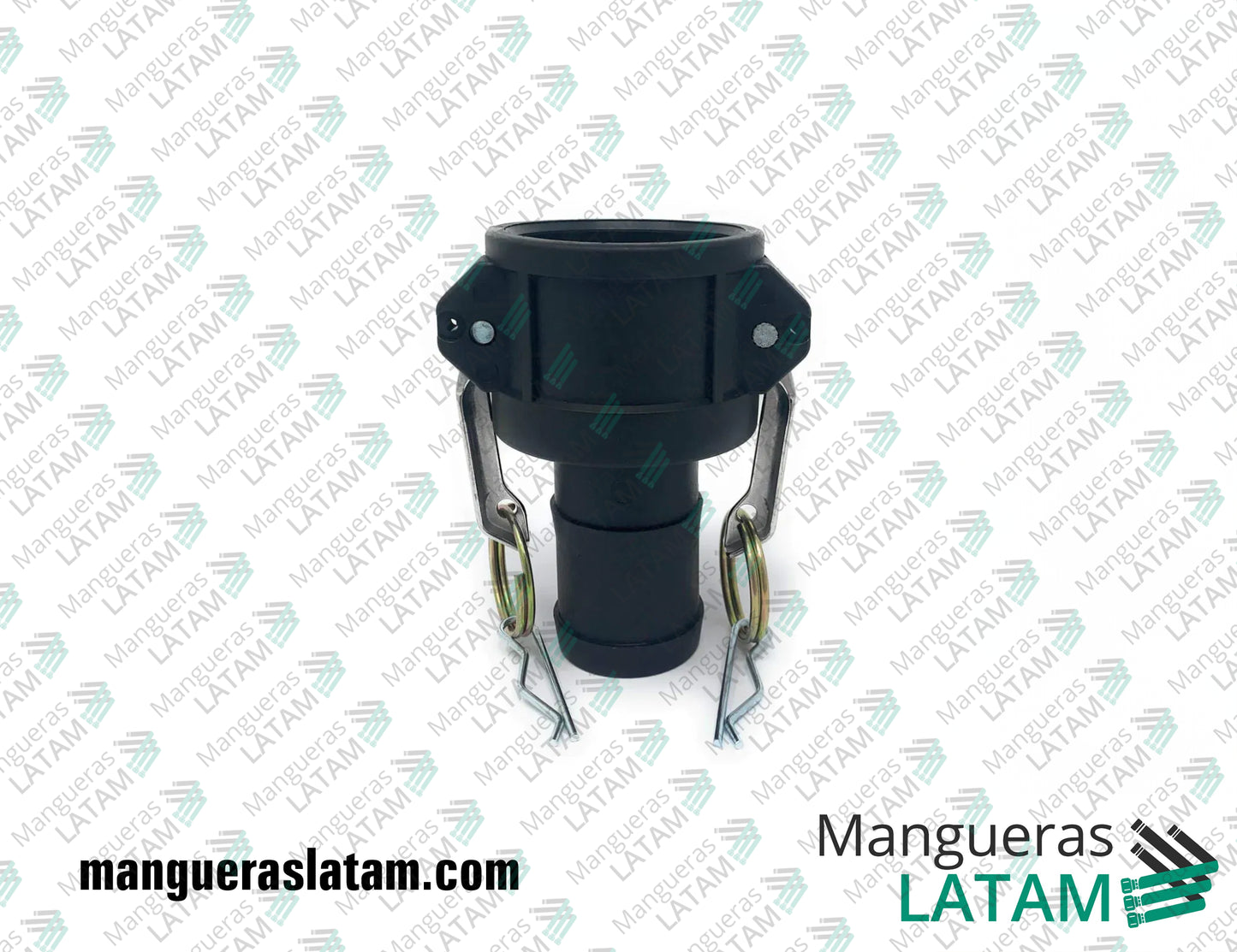 Acople Rápido Camlock Espiga Hembra Modelo C de Polipropileno Flexpower