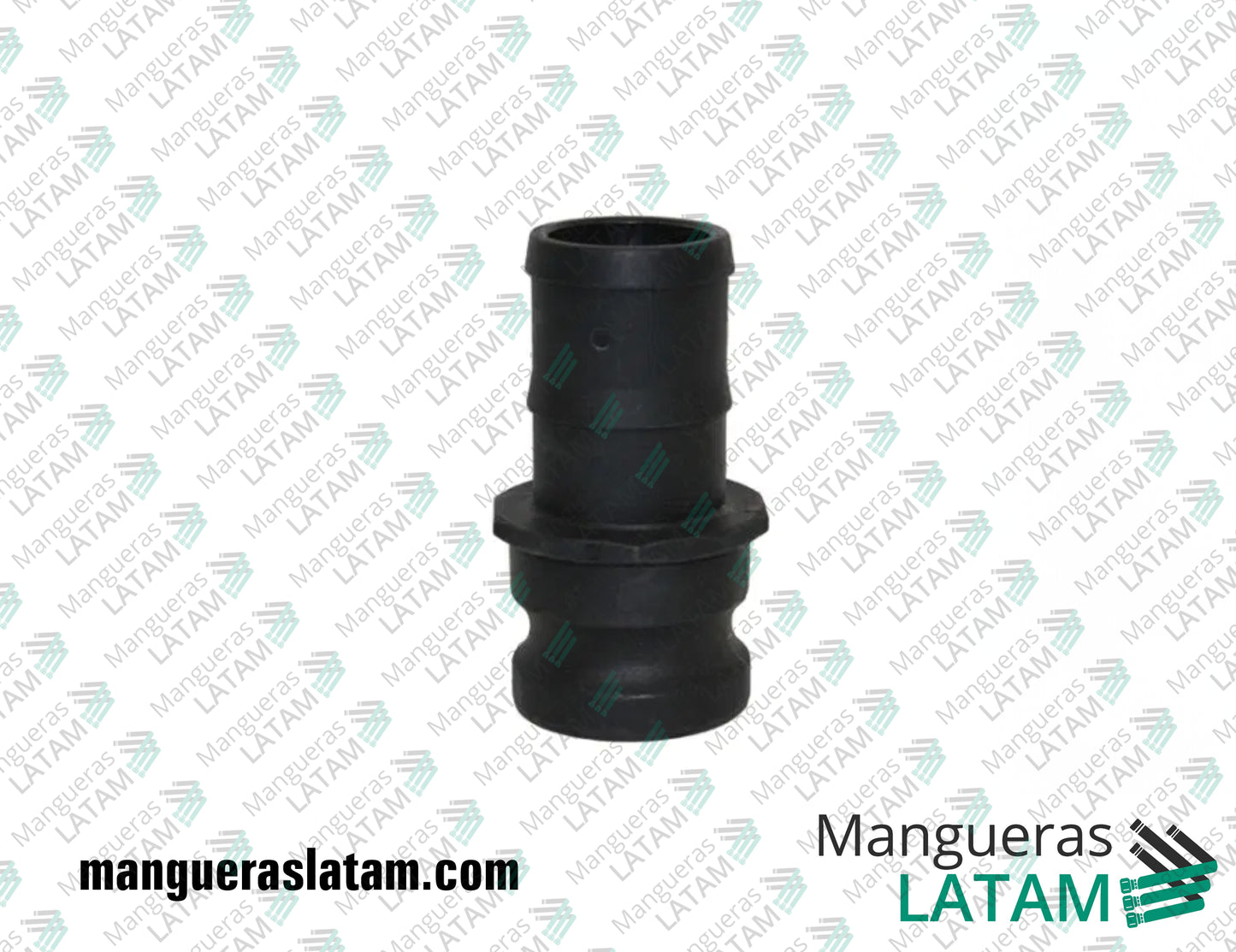 Acople Rápido Camlock Espiga Macho Modelo E de Polipropileno Flexpower