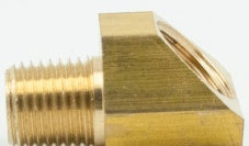 Acople Codo 45 grados Macho Hembra Poberaj para Mangueras y Tuberias