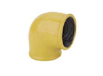 Acople Codo Hembra Hembra 90 grados adaptador de Epoxi Poberaj