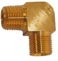 Acople Codo Macho a 90 grados Poberaj para Mangueras y Tuberías