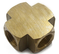 Acople Conector Cruz Hembra Poberaj para Mangueras y Tuberías