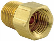 Acople Conector Recto Bronce Poberaj para Mangueras y Tuberías
