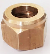 Acople Conexión Tuerca para Caño Bronce Poberaj para Mangueras y Tuberías