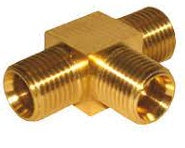 Acople Conexión Unión Te para Caño 3 Lados Poberaj Mangueras y Tuberías