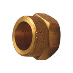 Acople Tuerca Moleteada de Bronce Poberaj para Mangueras y Tuberias