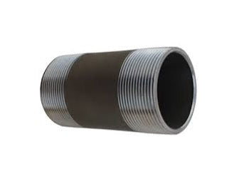 Adaptador Niple Negro Caño Standard Poberaj para Mangueras y Tuberías