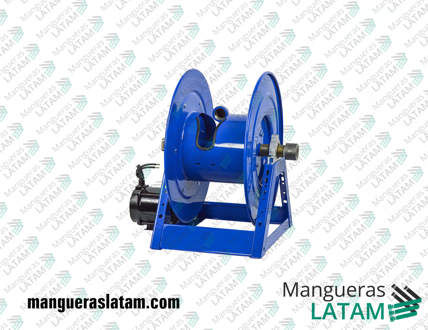 bCarretel Retractil Motorizado 12 Voltios para Mangueras Industriales