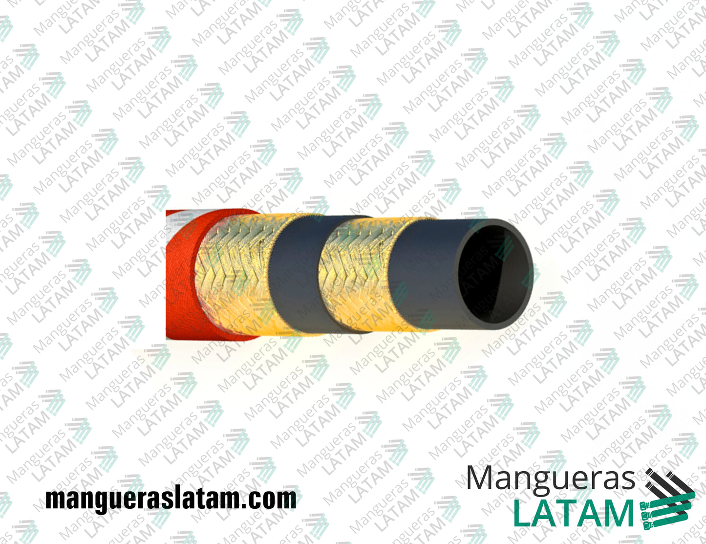 Manguera Industrial MICS Extra Reforzado para Vapor Codigo 8304