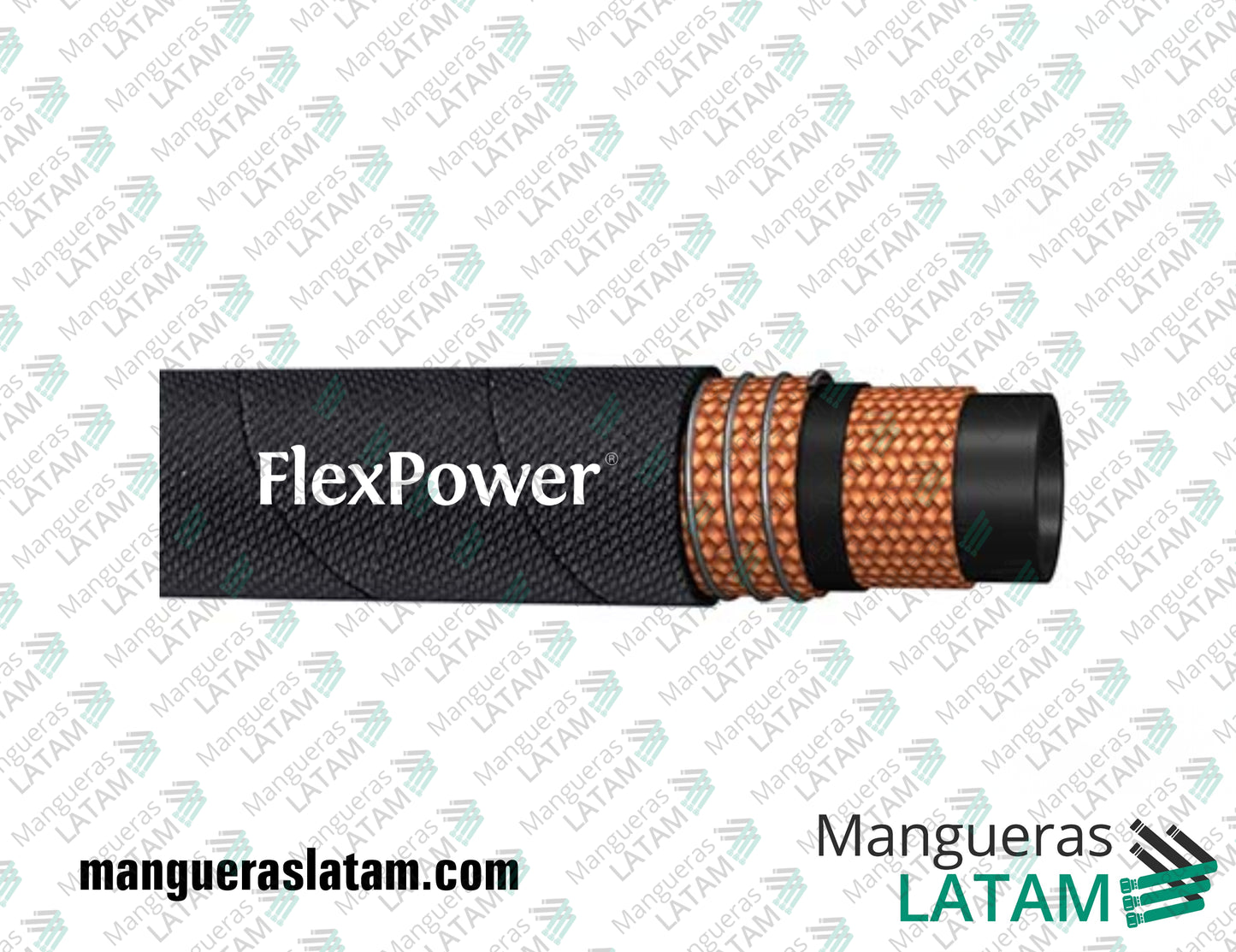 Manguera Hidráulica FP185 HYDRAULIC OIL S & D HOSE HIGH TEMPERATURE MSHA FlexPower