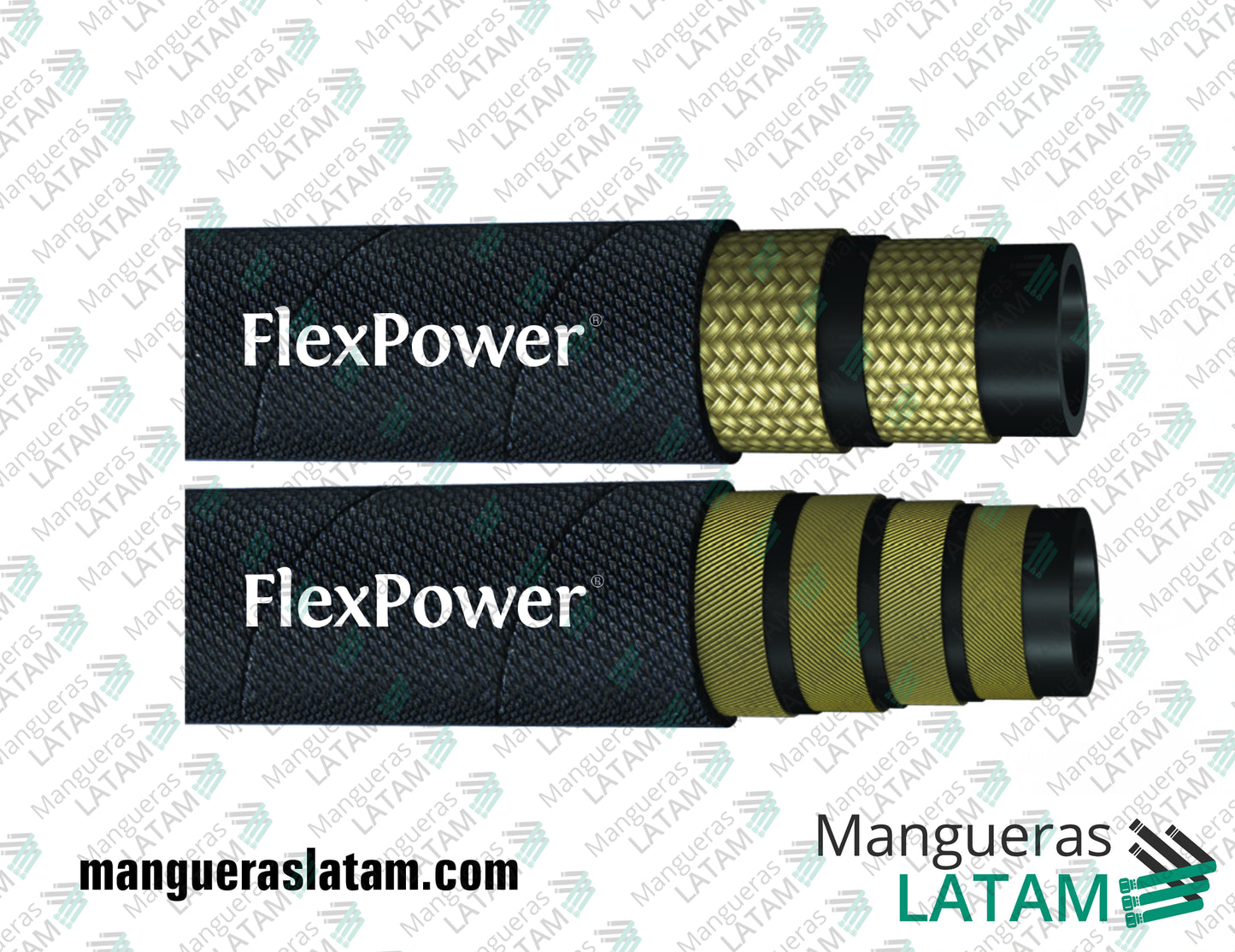 Manguera Hidraulica FlexPower FP223 - 3000 PSI HARD - X MSHA