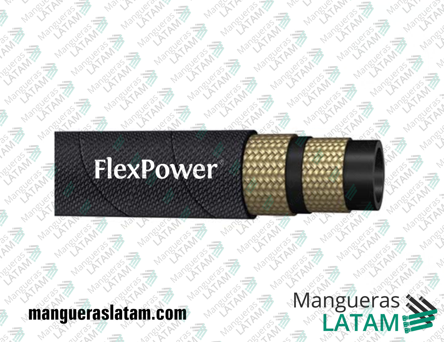 Manguera Hidraulica FlexPower FP256 - R2AT / 2SN HIGH TEMPERATURE MSHA