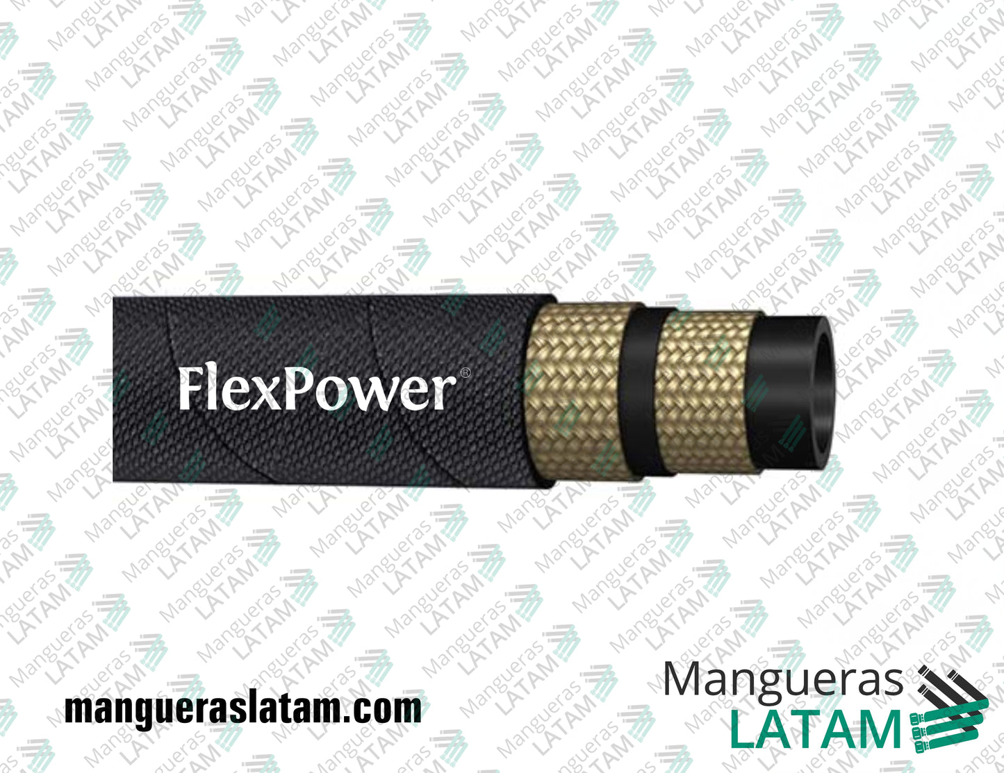 Manguera Hidraulica FlexPower FP404 - 4000 PSI HARD - X MSHA