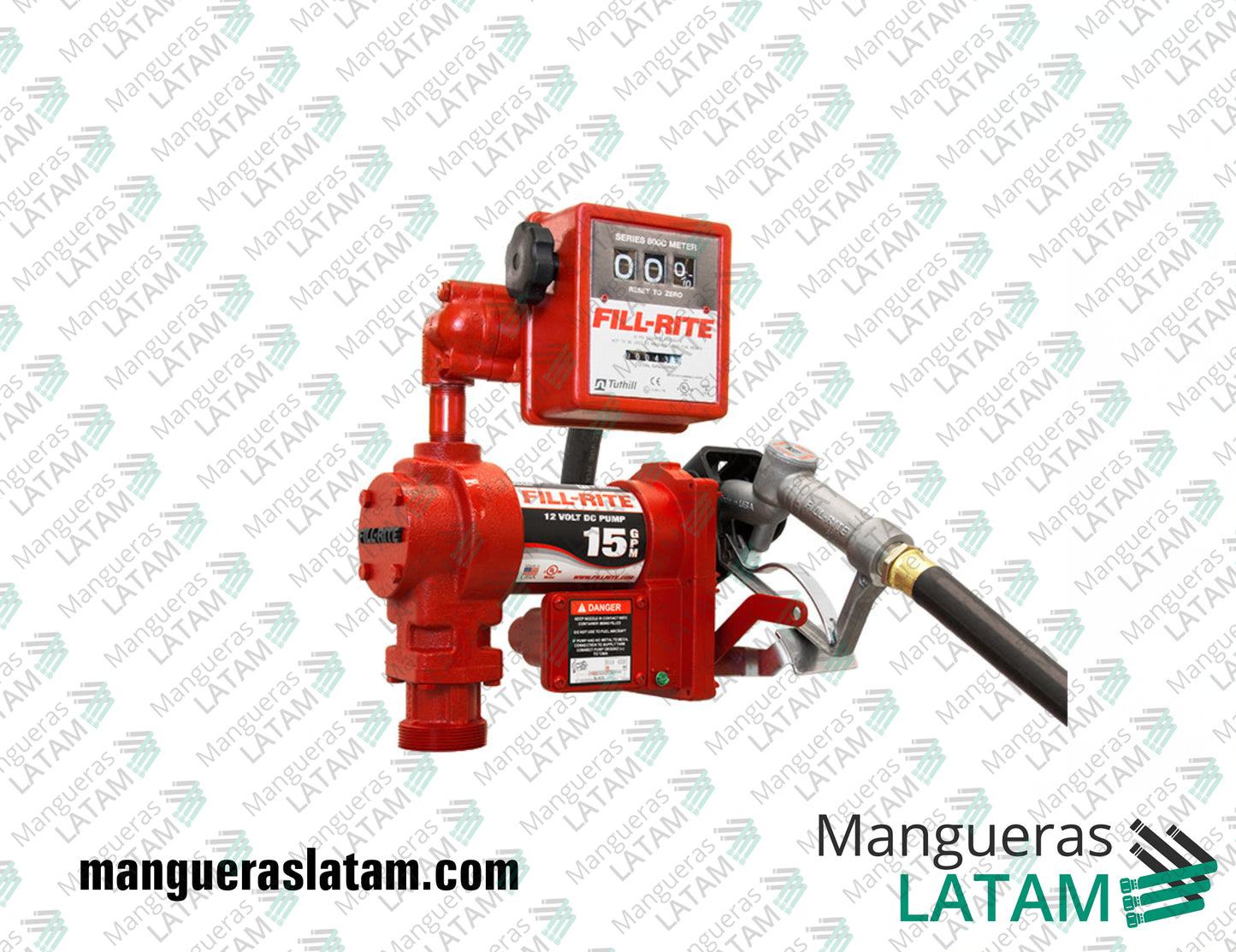 FR 1211 Bomba Antiexplosiva APE 12 volts con Medidor para Mangueras Industriales