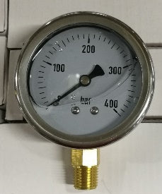 Manómetro Salida Inferior Mics Hoses Mangueras Industriales