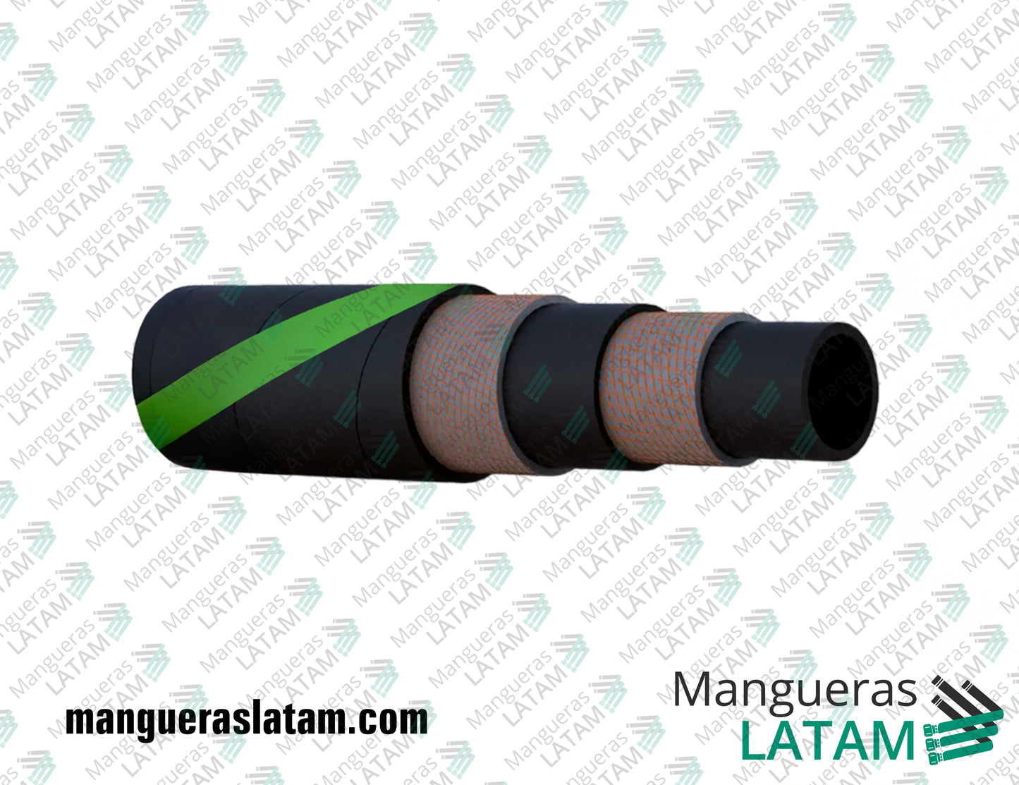 Manguera de Goma Expelente para Arenado Abrasand Flexpower