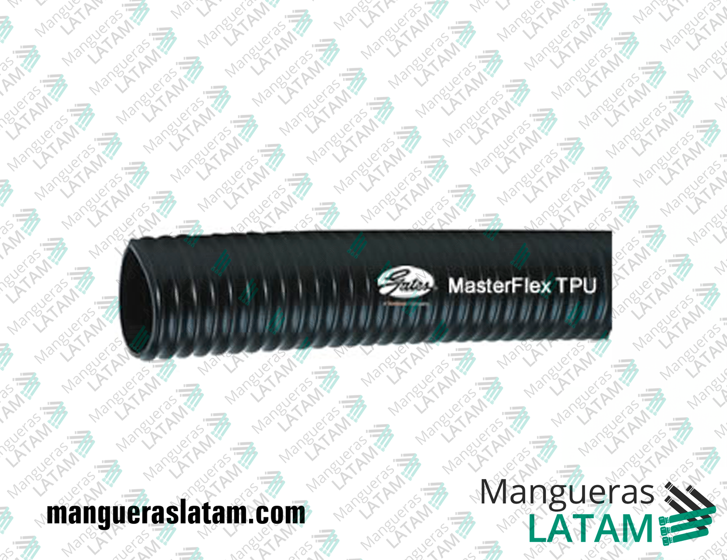 Manguera Industrial Gates para succión e impulsión de partículas sólidas MasterFlexTPU