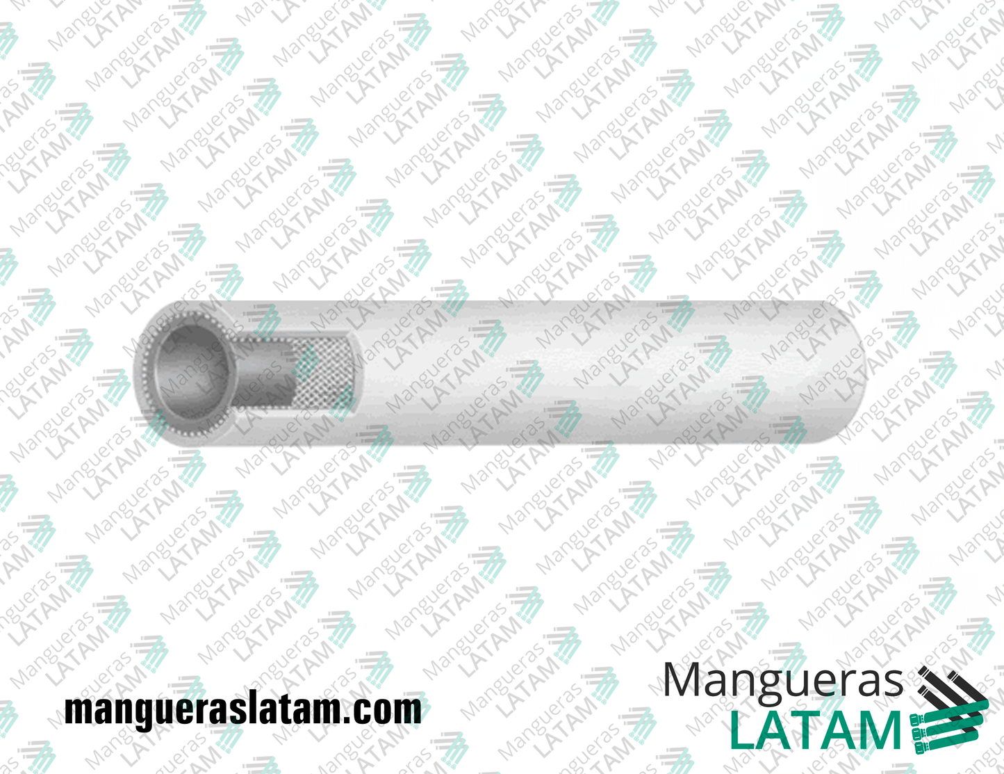 Manguera Industrial Gates para Agua con Salida a Alta Velocidad 25HB