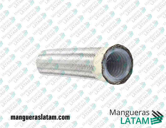 Manguera De Ptfe Corrugado Con Malla De Acero Inoxidable Flexpower