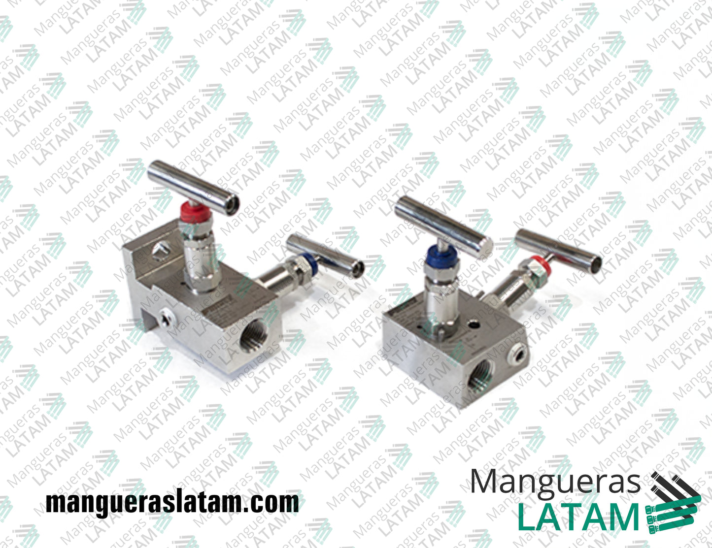 Conexiones Manifold De 2 Vias para Mangueras Industriales