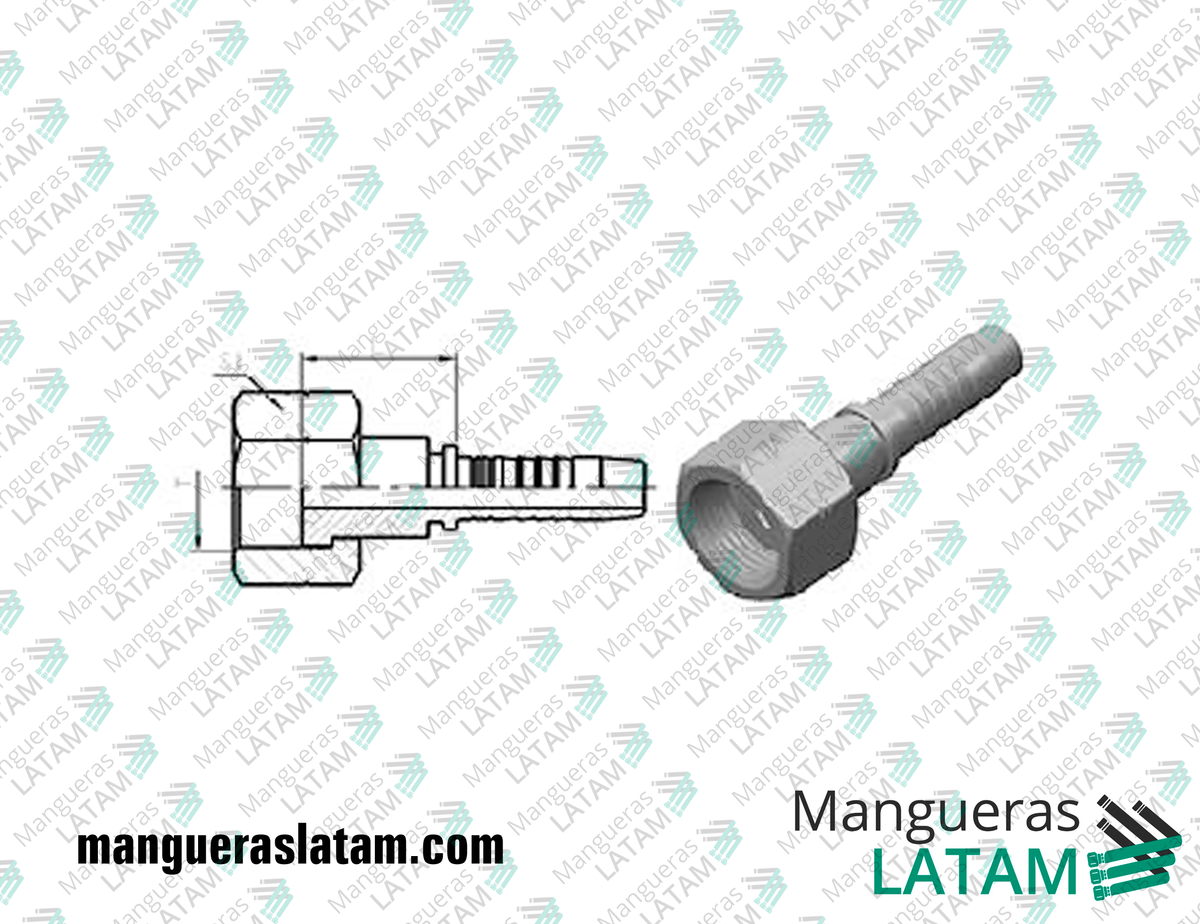 COUPLING FITTINGS ORFS 2OR1