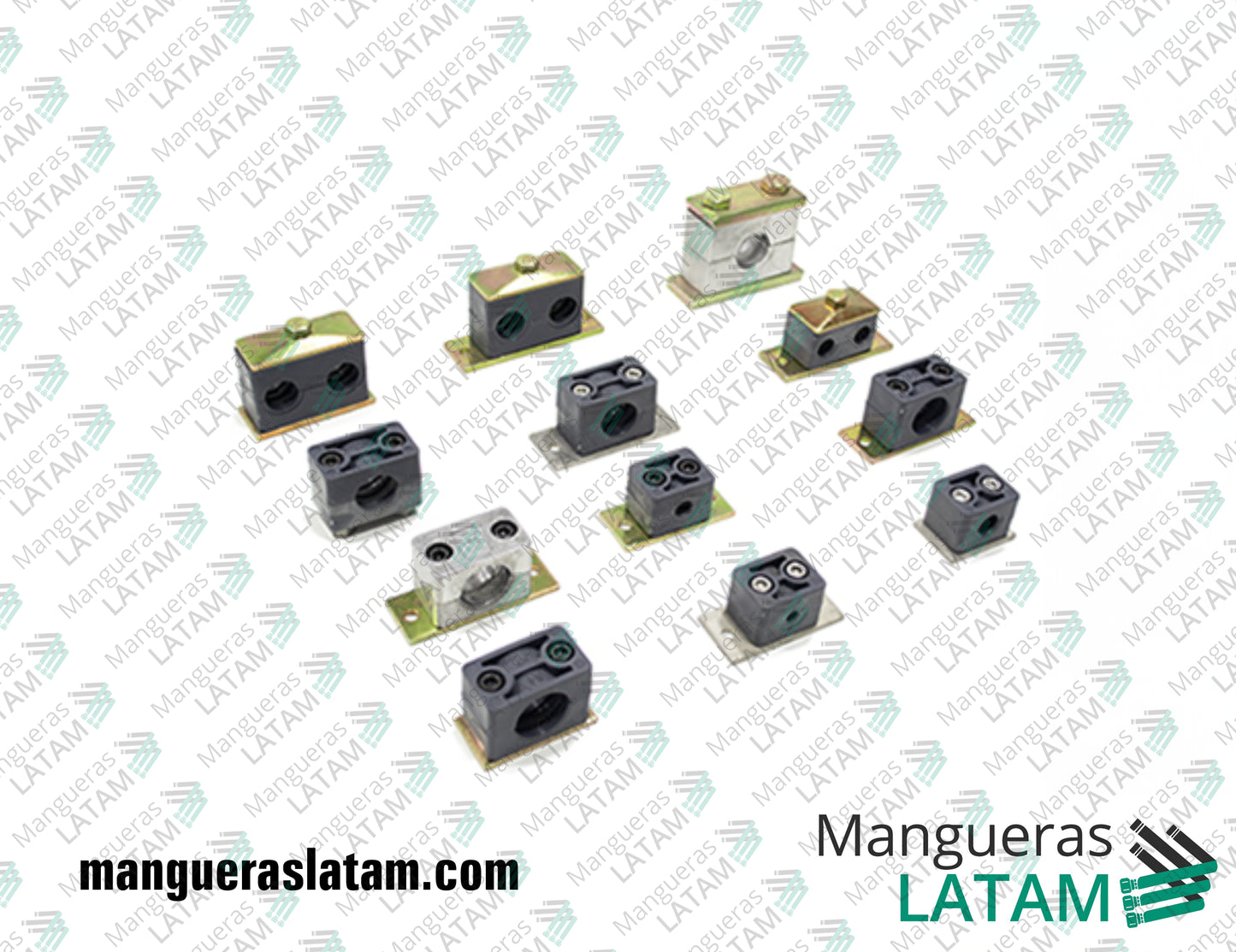 Conectores Soportes Para Tubos para Mangueras Industriales