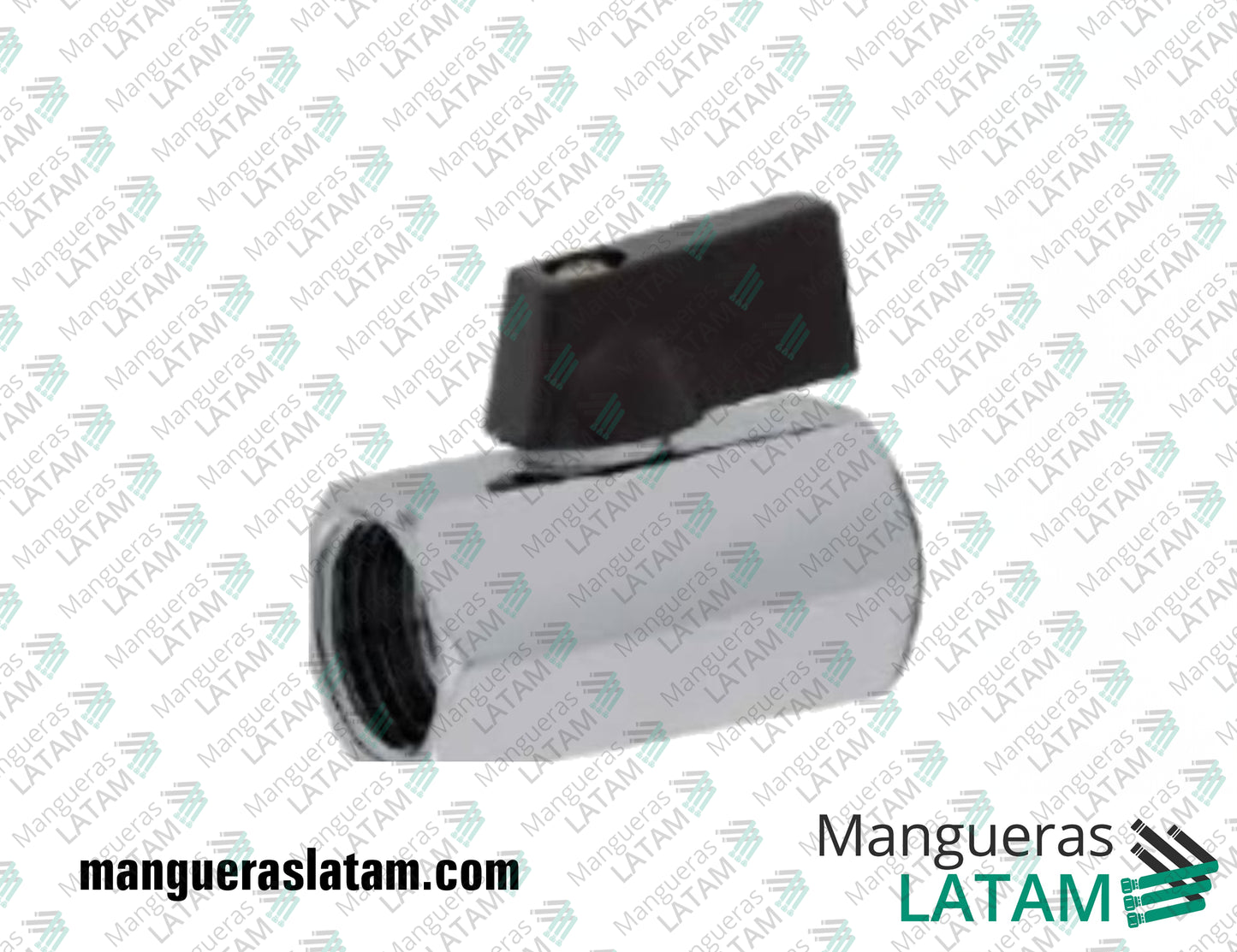Acople Llave Esférica Rosca Conexión Manual para Mangueras Neumáticas