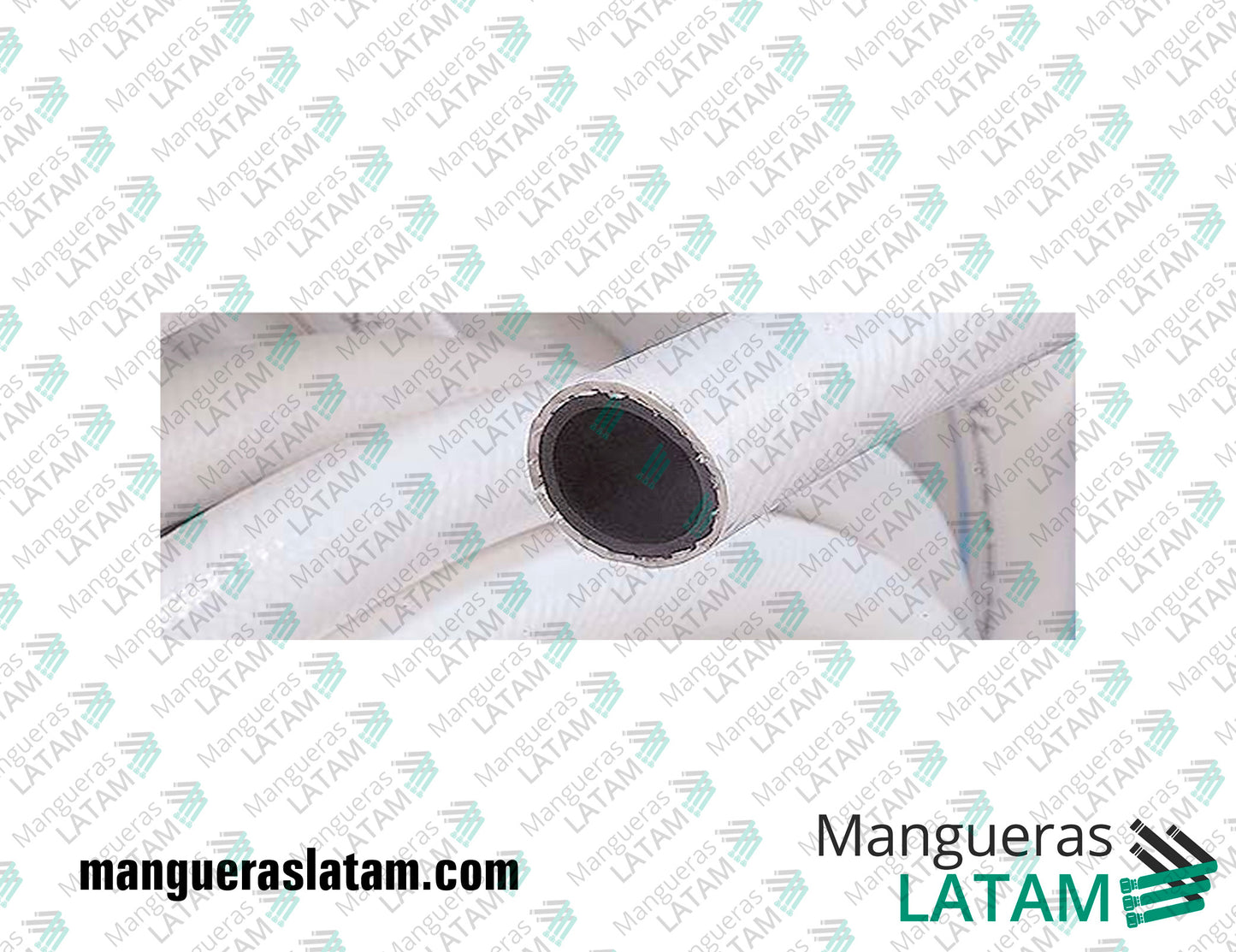 Manguera Plastimet Clean Press 7 Riego Reforzado 7 Bar Blanco CODIGO 1020