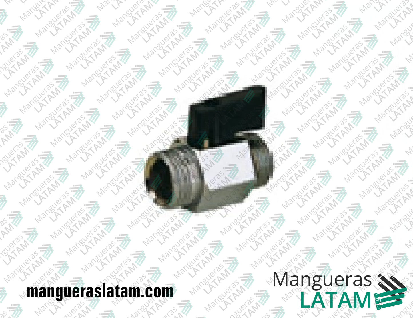 Mini Válvula Macho Macho de Bronce Poberaj para Mangueras y Tuberías