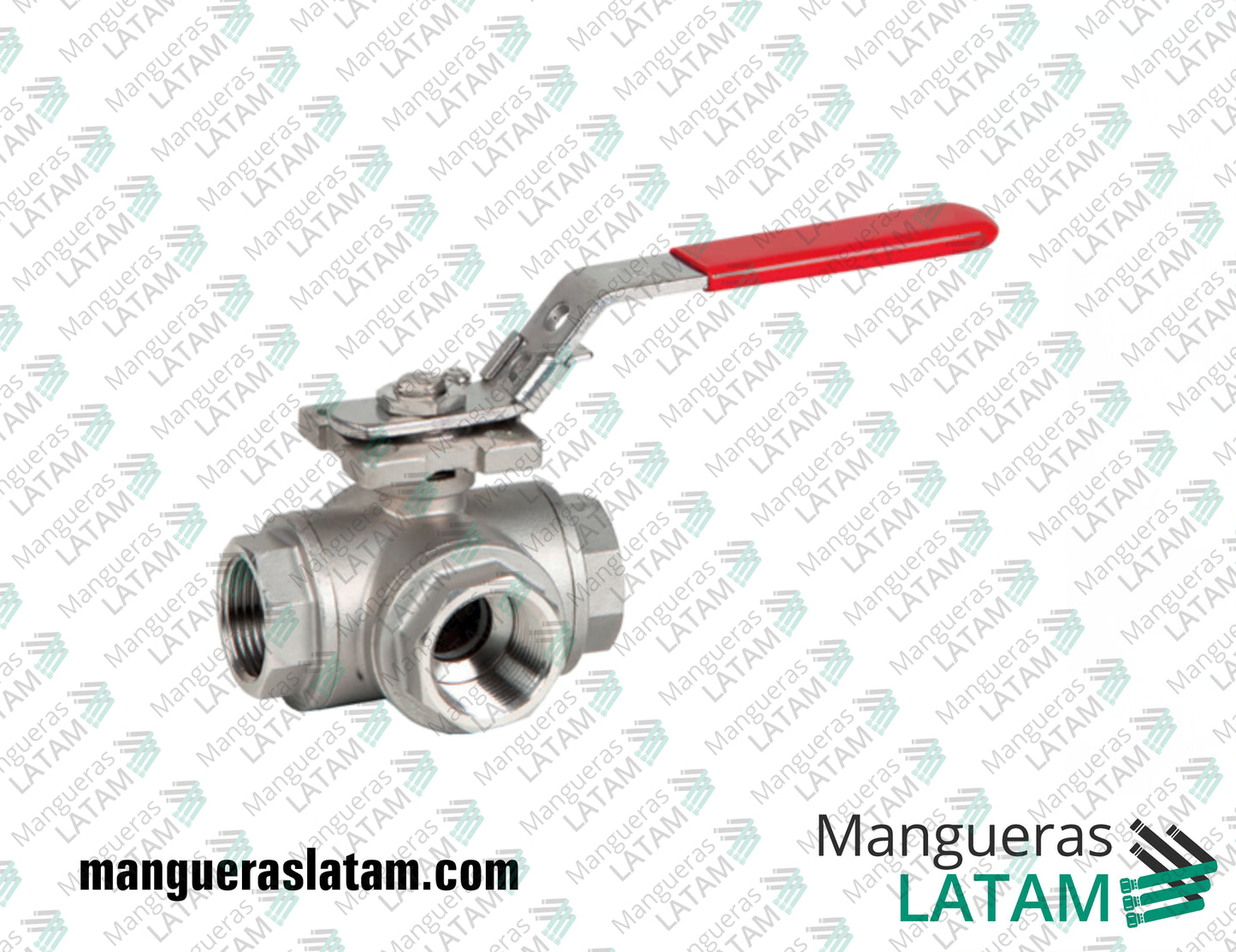 Válvula Esférica de 3 Vías Tipo de Almohadilla de Montaje 1000WOG