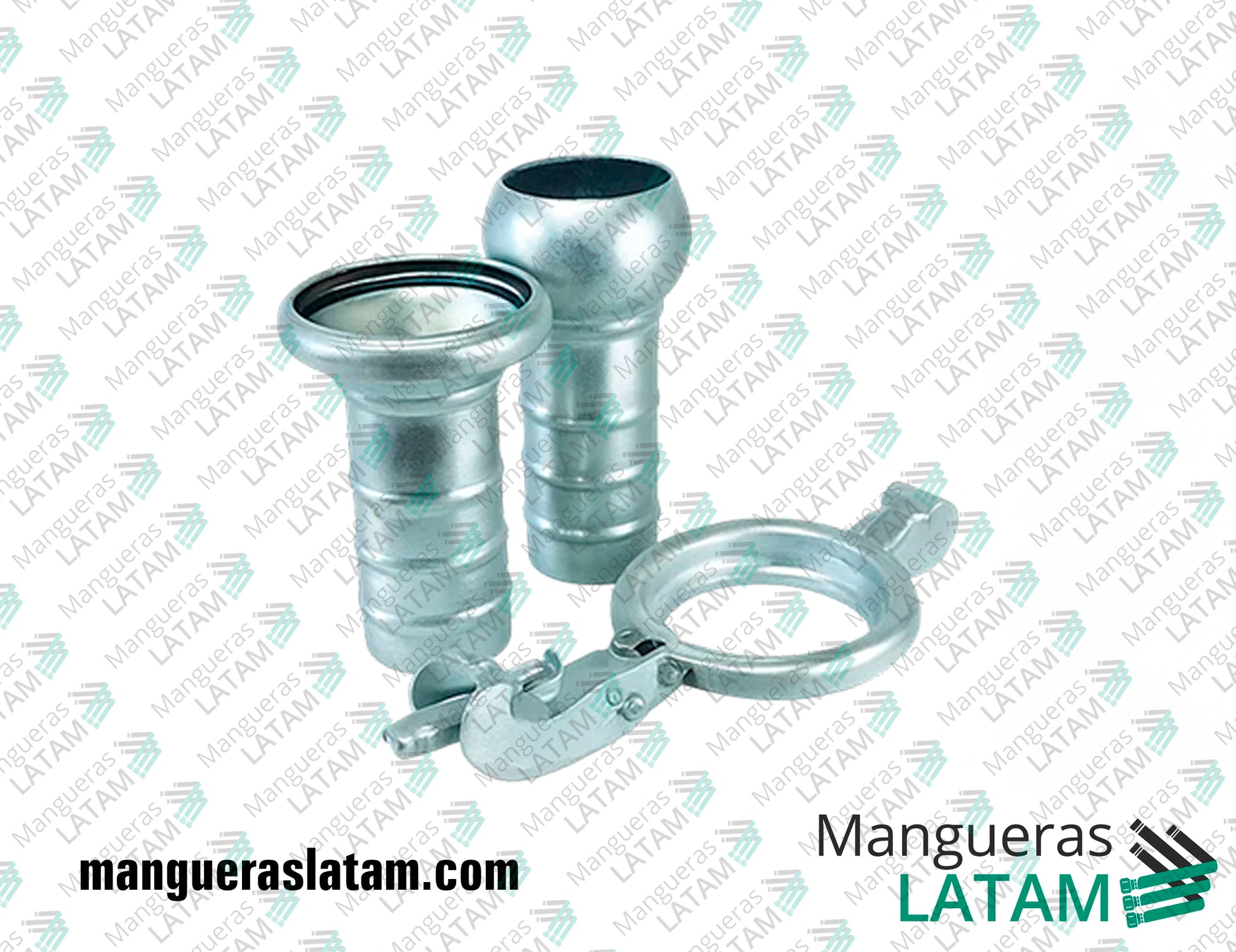 Acople Bauer Aluminio para Mangueras Industriales