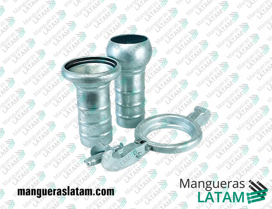 Acople Bauer Aluminio para Mangueras Industriales