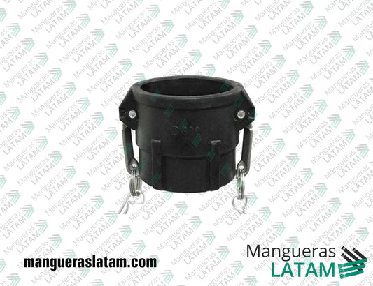 Acople Rápido Camlock Hembra Rosca Hembra Modelo D de Polipropileno Flexpower