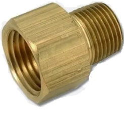 Acople Adaptador Macho Hembra Bronce Poberaj para Mangueras y Tuberias