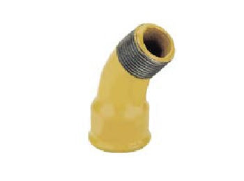 Acople Curvas Macho Hembra 45 grados adaptador de Epoxi Poberaj