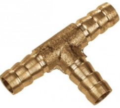 Acople Union Te Racor de Bronce Poberaj para Mangueras y Tuberias