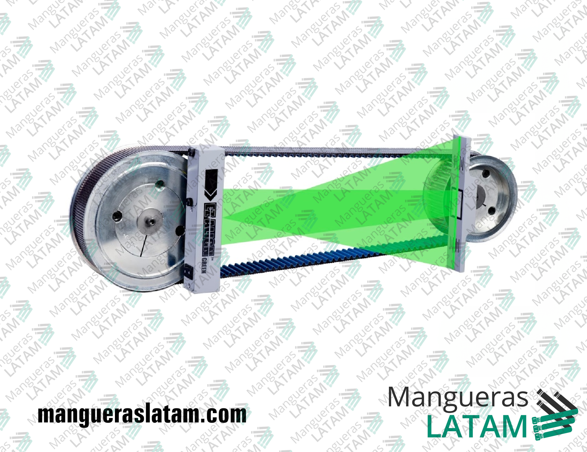 Alineador Láser Ez Align Green para Correas Industriales