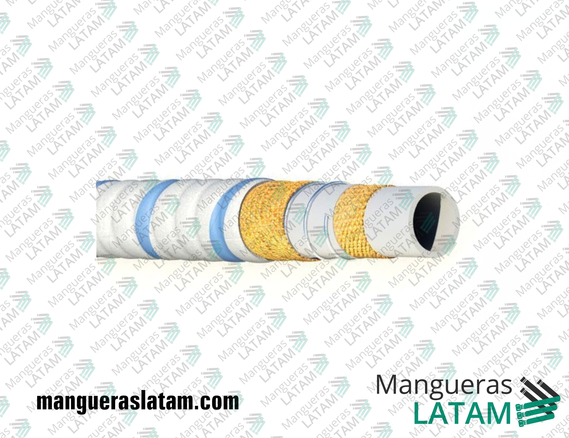 Manguera Industrial MICS Aspirante Expelente Atóxico Liviano Tipo Atoxico Aspirvino Codigo 8503