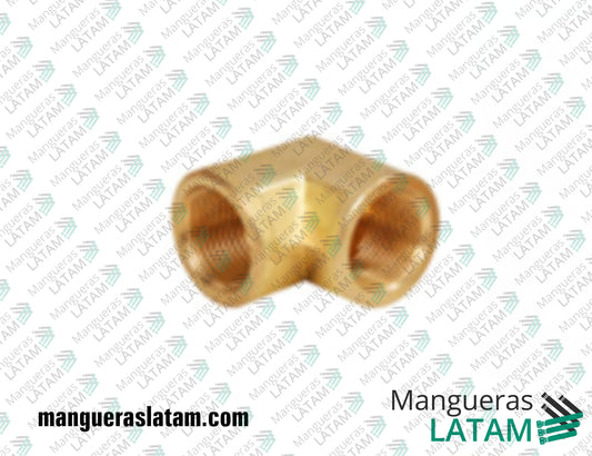 Codo Hembra Hembra 90 Grados BSP de Bronce para Oil & Gas / Petroleo