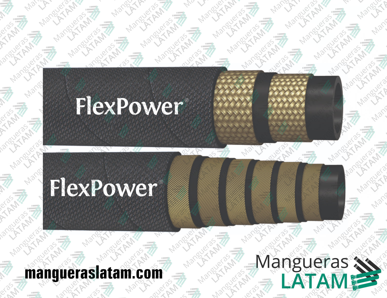 Manguera Hidraulica FlexPower FP456 - 6000 PSI ULTRA HIGH TEMPERATURE MSHA