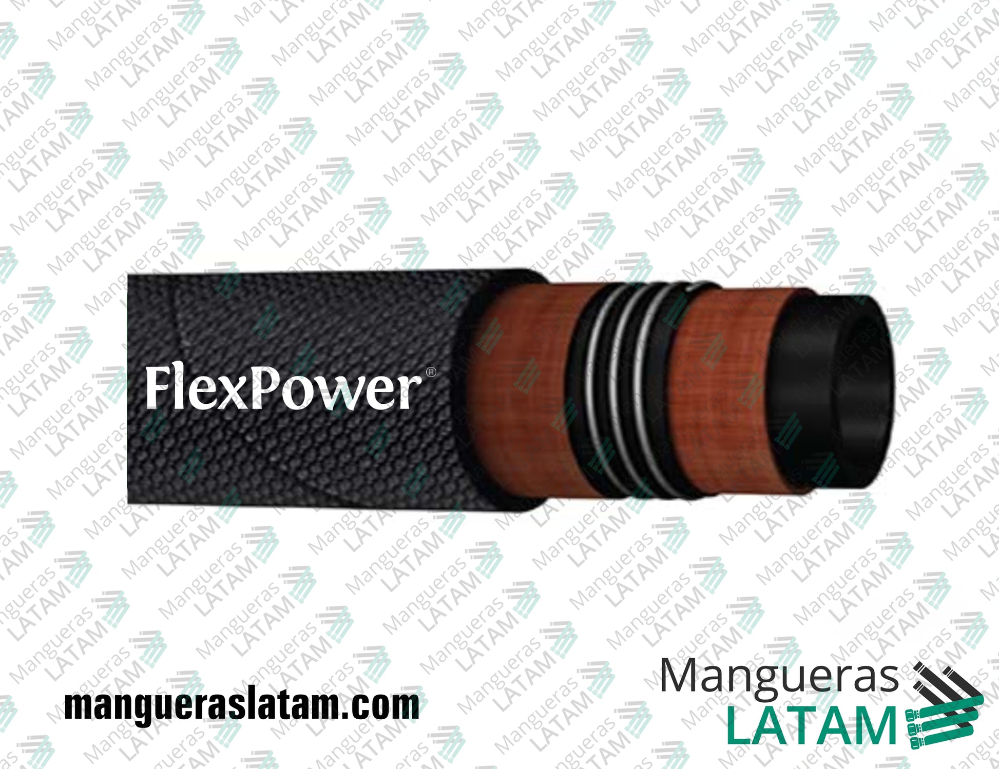 Manguera Hidráulica FP601 - WATER SUCTION & DISCHARGE HOSE W.P. 10 BAR FlexPower