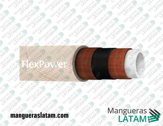 Manguera Hidráulica FP606 - STEEL MILL WATER DELIVERY HOSE WITH FIBER GLASS COVER FlexPower