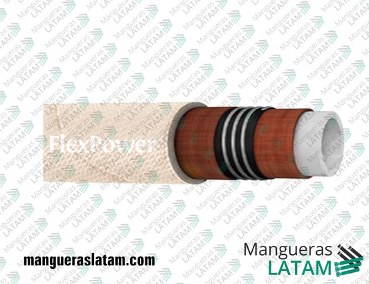 Manguera Hidráulica FP607 - STEEL MILL WATER SUCTION AND DELIVERY HOSE WITH FIBER GLASS COVER FlexPower
